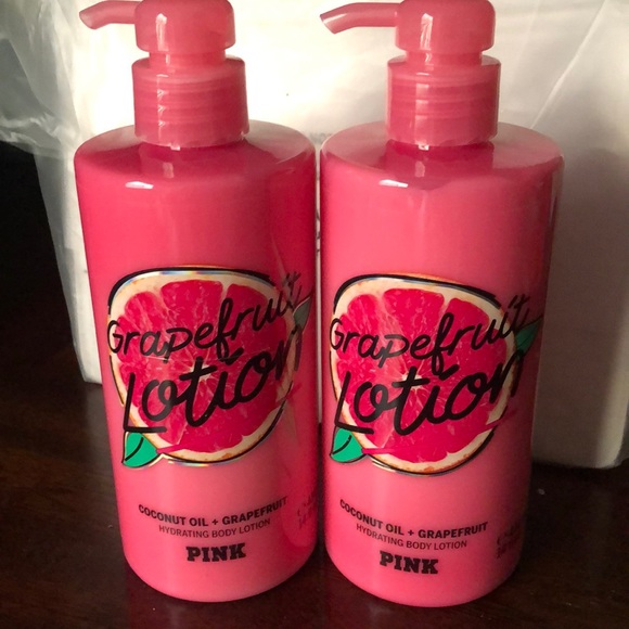 PINK Victoria's Secret Other - Vs pink grapefruit lotion set of two NWT